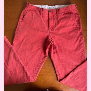 J Crew Rusted red Khakis